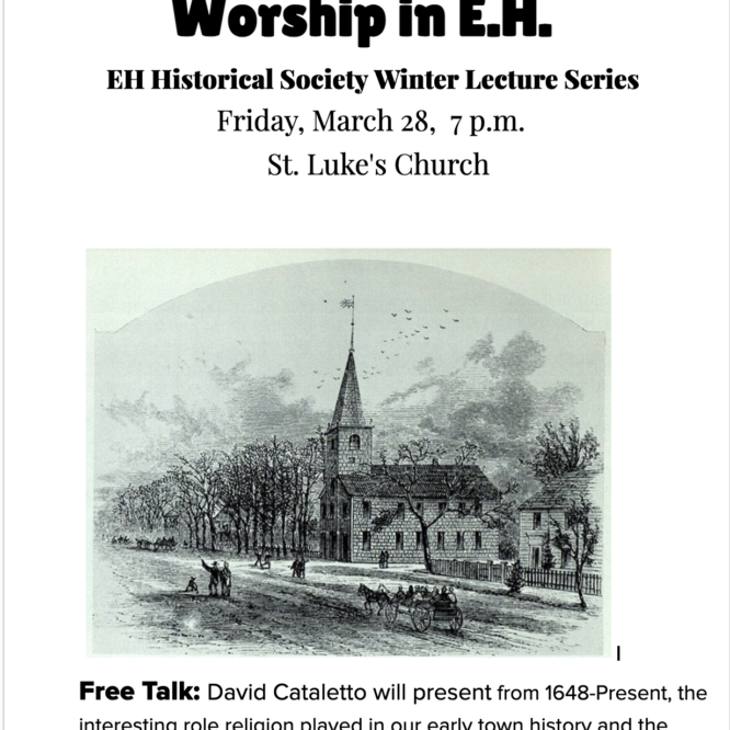 EH Historical Society Winter Lecture Series event